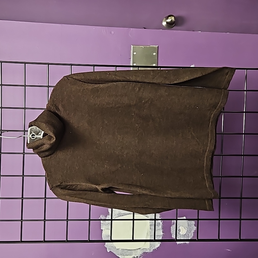 💙 women's turtleneck sweater brown Morgano M